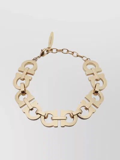 FERRAGAMO ADJUSTABLE CHAIN LINK BRACELET