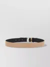 Ferragamo Adjustable Dual-tone Reversible Gancini Belt In Neutral