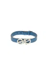 FERRAGAMO ADJUSTABLE LEATHER BRACELET