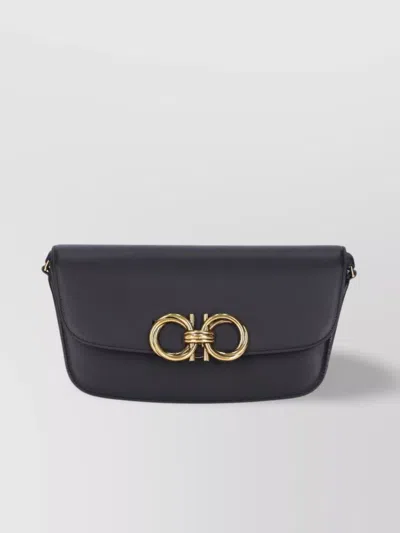 Ferragamo Adjustable Strap Gold-tone Hardware In Blue