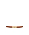 Ferragamo Adjustable Waist Belt In Brown