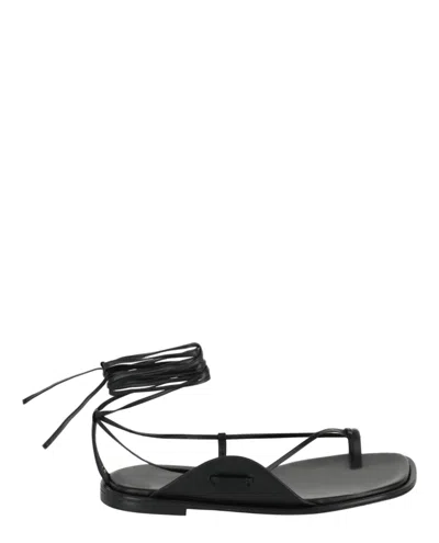 FERRAGAMO AGENA ANKLE STRAP SANDALS