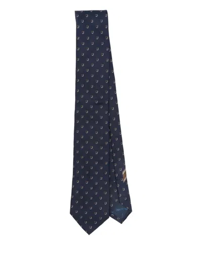 FERRAGAMO FERRAGAMO ALASKA GANCINI PRINT SILK TIE