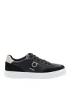 Ferragamo Gancini Sneakers In Black