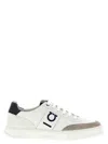 Ferragamo Alaska Leather And Suede Sneaker With Gancini Detail In Multi