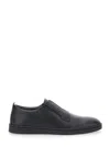 Ferragamo Slip-on Rubber Sole Shoes In Black