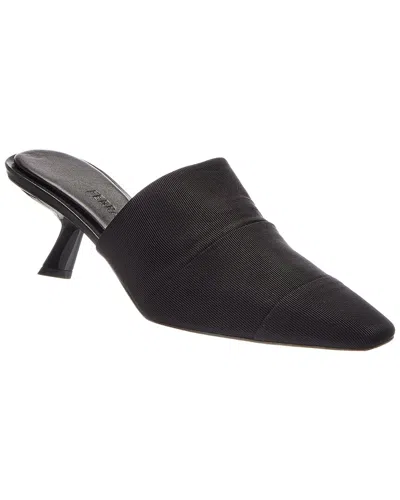 Ferragamo Algedi 55 Canvas Mule In Black