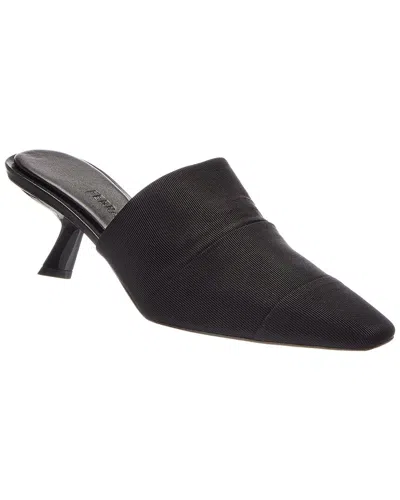 Ferragamo Algedi 55 Canvas Mule In Black