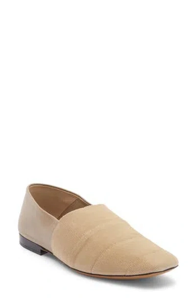 Ferragamo Alkes Flat Loafer In Brown
