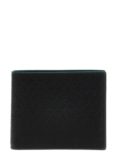 Ferragamo Black All Over Logo Wallet