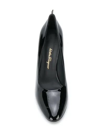 Ferragamo Almond-toe Pumps In Black