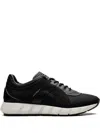 Ferragamo Alpe "black Leather" Sneakers In Black