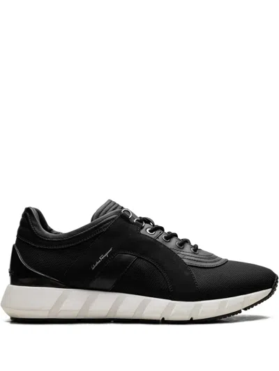 Ferragamo Alpe "black Leather" Sneakers