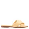 Ferragamo Woman Slider With Origami Knot In Yellow
