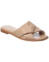 Ferragamo Alrai Leather Sandal In Brown