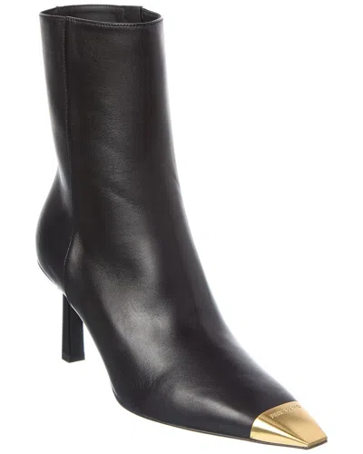 Ferragamo Amelia Leather Bootie In Black