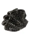 Ferragamo An Drape Embellished Ring In Black