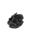 Ferragamo An Drape Embellished Ring In Black