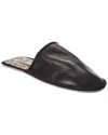 Ferragamo Anchelo Leather Slipper In Black