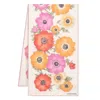 Ferragamo Anemone Floral Print Silk Scarf In White