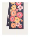 Ferragamo Anemone Print Silk Scarf In Multicolor