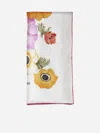 FERRAGAMO ANEMONES PRINT SILK SCARF