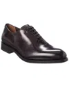 Ferragamo Angiolo Leather Oxford In Grey