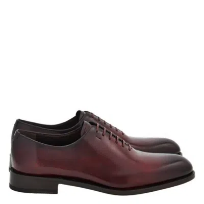Ferragamo Angiolo Plain Toe Leather Oxfords In Brown