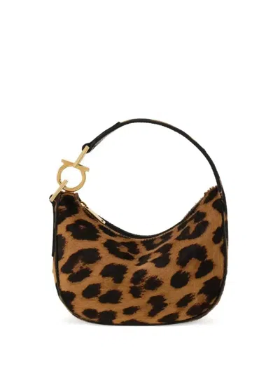 Ferragamo Animal-print Mini Bag In Animal Print