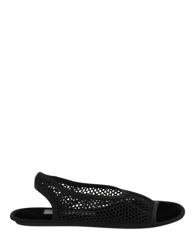 FERRAGAMO ANIO MESH SLINGBACK SANDALS