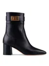 Ferragamo Rol 60 Leather Ankle Boots