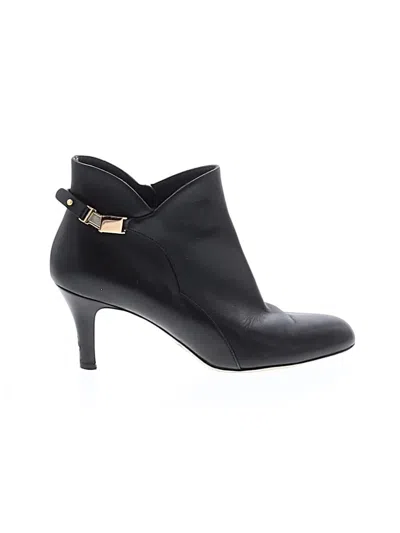 Pre-owned Ferragamo Ankle Boots In Black