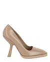 Ferragamo Glossy Leather Pointed Toe Pumps
