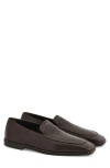 Ferragamo Apron Toe Loafer In T.moro