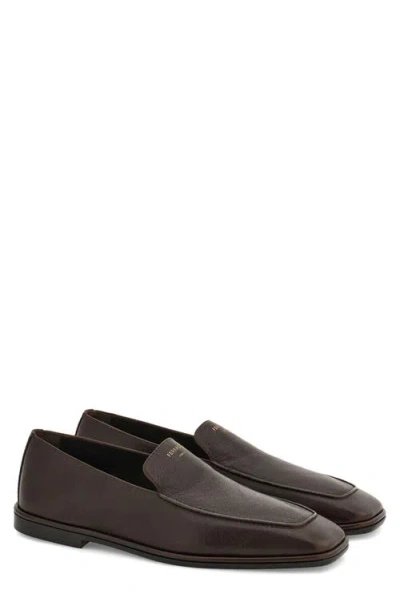 Ferragamo Apron Toe Loafer In T.moro
