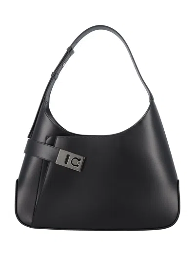 FERRAGAMO ARCH SH LARGE HOBO BAG