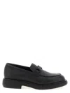 Ferragamo Mocasin With Black Gancini Decoration In Black