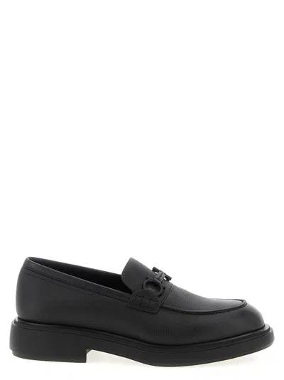 Ferragamo 'arden' Loafers In Black