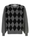 Ferragamo V-neck Wool Sweater Chest Pocket In Multi