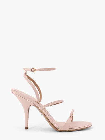 Ferragamo Ariel 95 Patent Leather Sandals In Pink