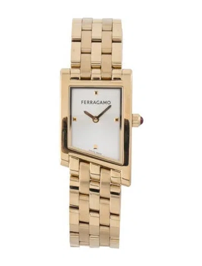 Pre-owned Ferragamo Asymetrique Watch, 22mm In Multi