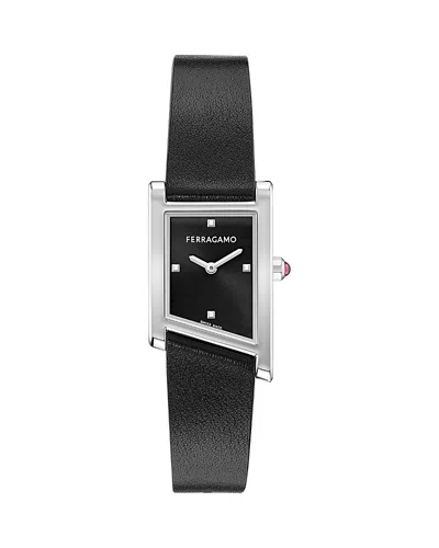 FERRAGAMO ASYMETRIQUE WATCH, 22MM X 36MM