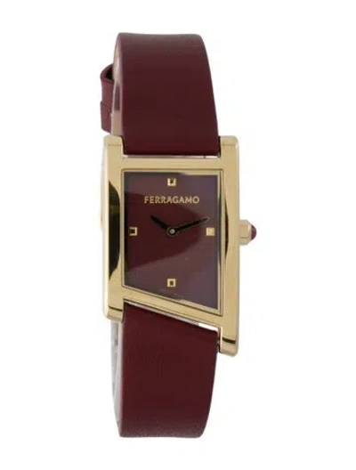 Pre-owned Ferragamo Asymetrique Watch In Multi