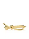 Ferragamo Asymmetric Bow Bracelet In Gold