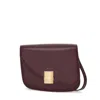 FERRAGAMO FERRAGAMO ASYMMETRIC LEATHER SHOULDER BAG