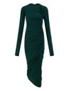 Ferragamo Crepe Light Jersey Midi Dress
