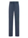 Ferragamo Asymmetric Tailored Trouser In Blue
