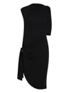 Ferragamo Sleeveless Knitted Dress In Black