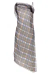 Ferragamo Multicolor Asymmetrical Dress In Multi