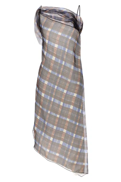 FERRAGAMO FERRAGAMO ASYMMETRICAL DRESS
